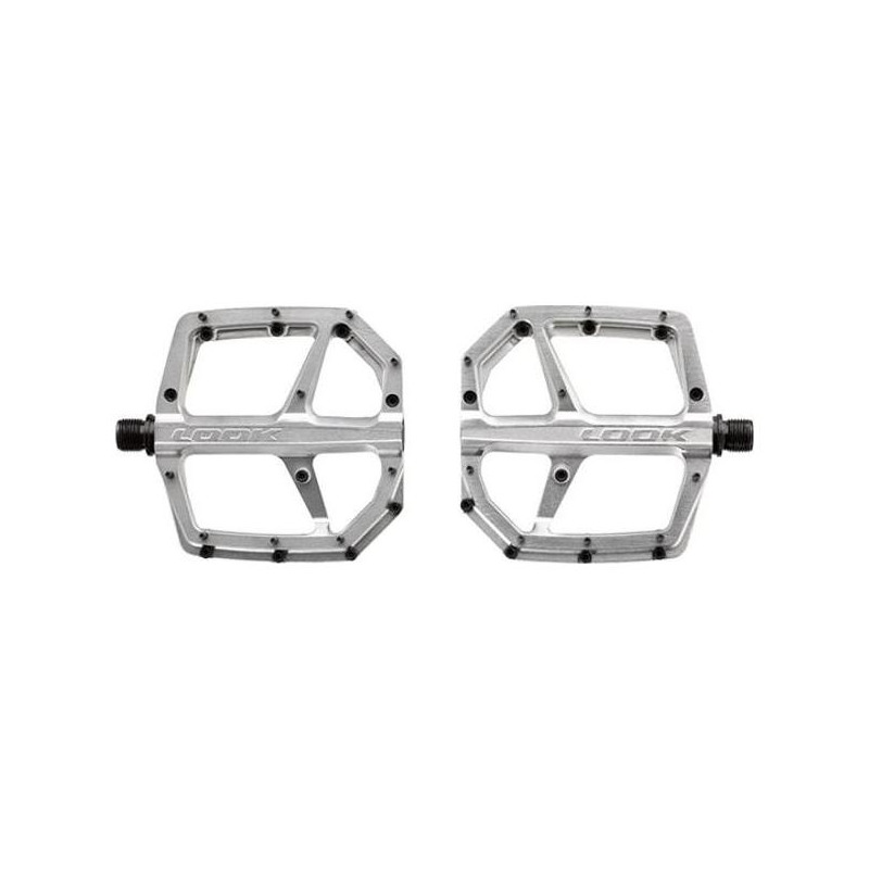 Pédales plates VTT Look Trail Roc Plus argent