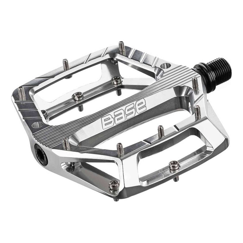PÃ©dales plates VTT Reverse Base argent