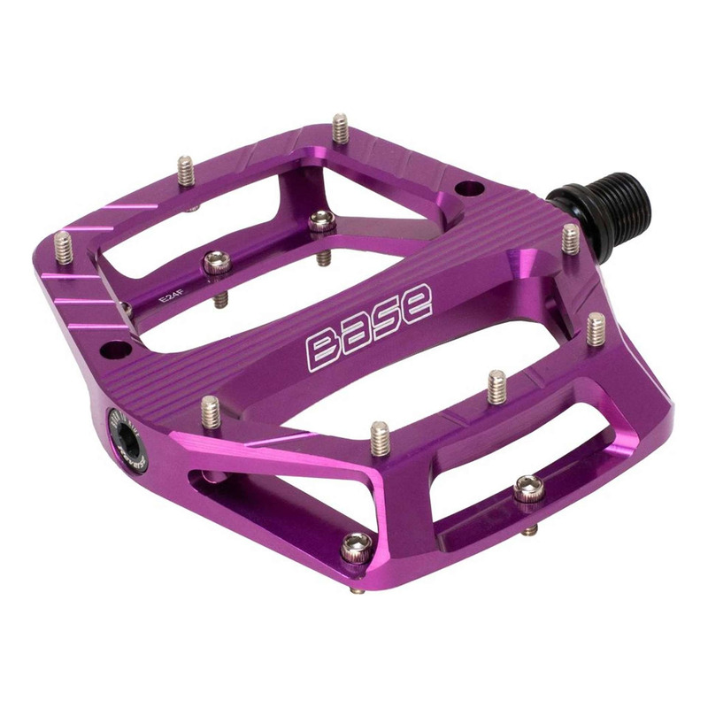 PÃ©dales plates VTT Reverse Base violet