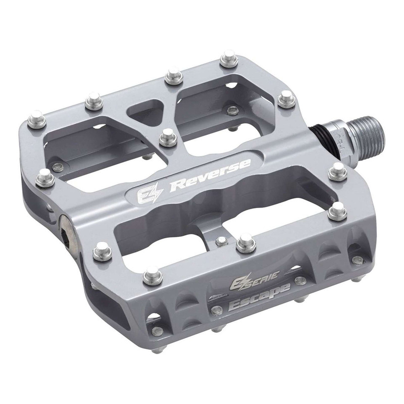 PÃ©dales plates VTT Reverse E-Escape gris