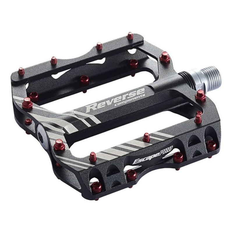 PÃ©dales plates VTT Reverse Escape Pro rouge