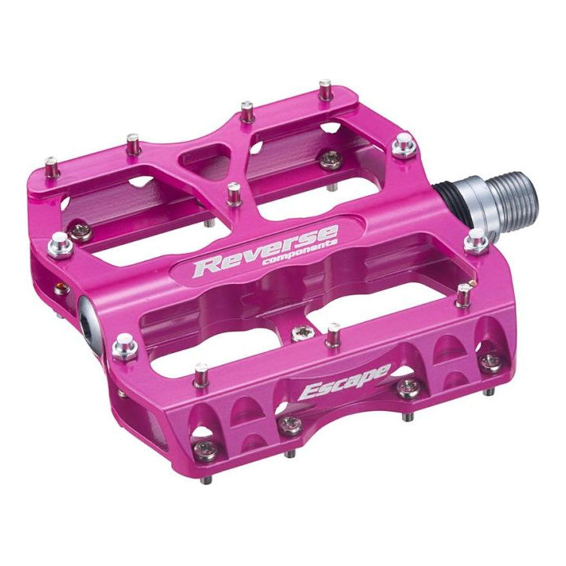 PÃ©dales plates VTT Reverse Escape rose
