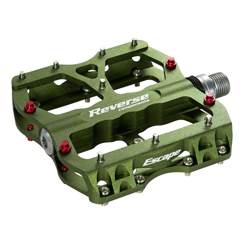 PÃ©dales plates VTT Reverse Escape vert