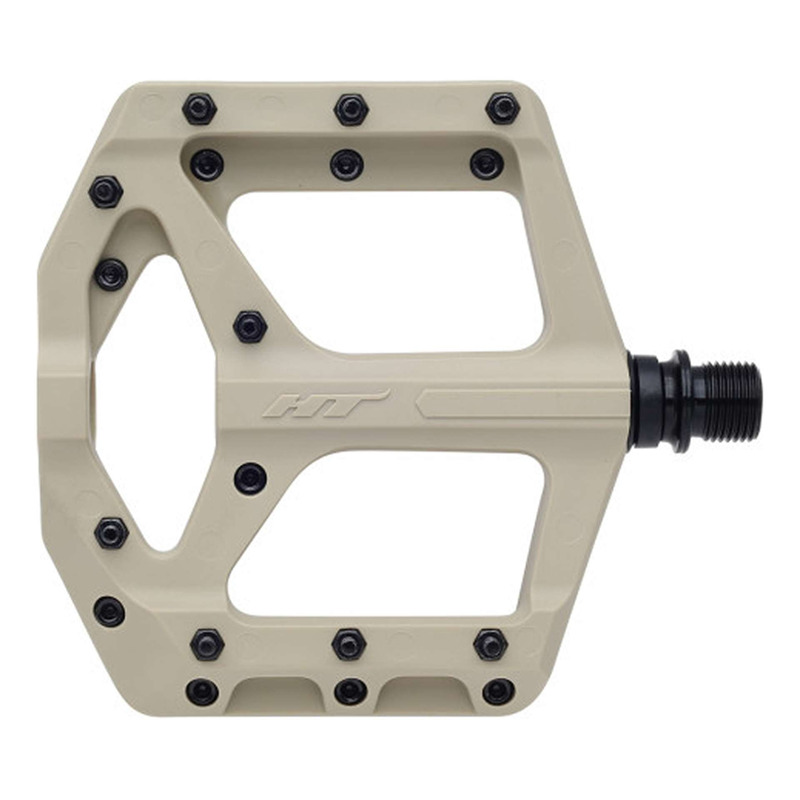 Pédales VTT plates HT Suprem-C PA32A Beige