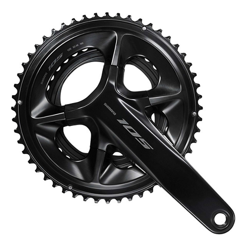 Pédalier Shimano 105 R7100 52-36 175 mm Noir