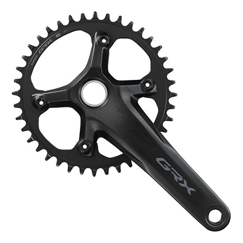 Pédalier Vélo Gravel Shimano GRX FC-RX610-1 Mono Plateau 38 dents 12 Vitesses 170mm