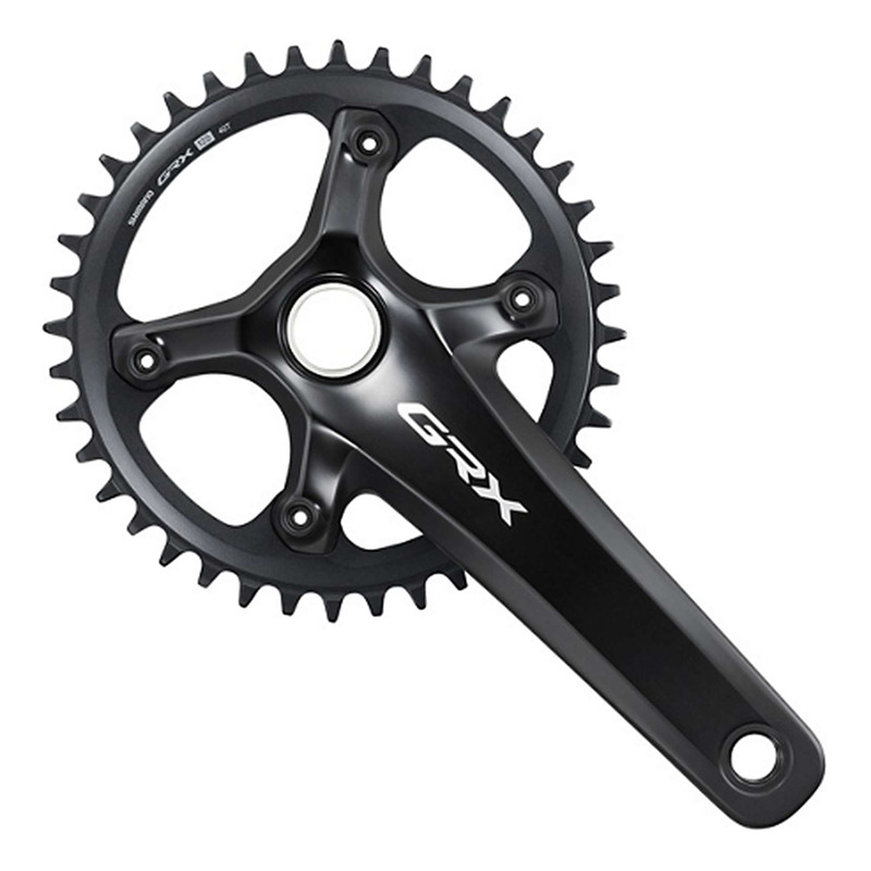 Pédalier Vélo Gravel Shimano GRX FC-RX820-1 Mono Plateau 12 vitesses 165 mm