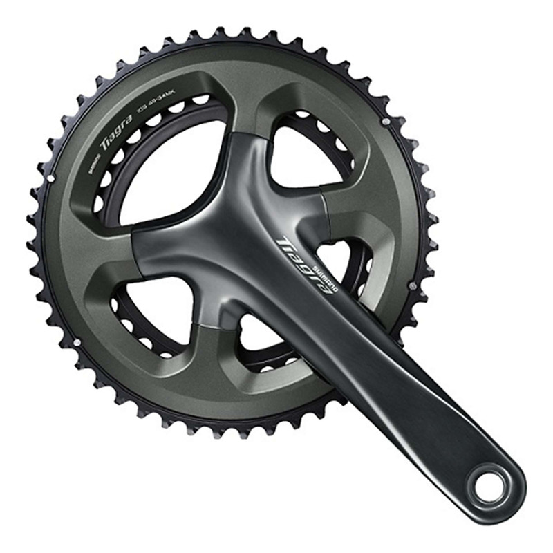 Pédalier Vélo Route Shimano Tiagra FC-4700 Double Plateaux 10 Vitesses 48-34 Dents