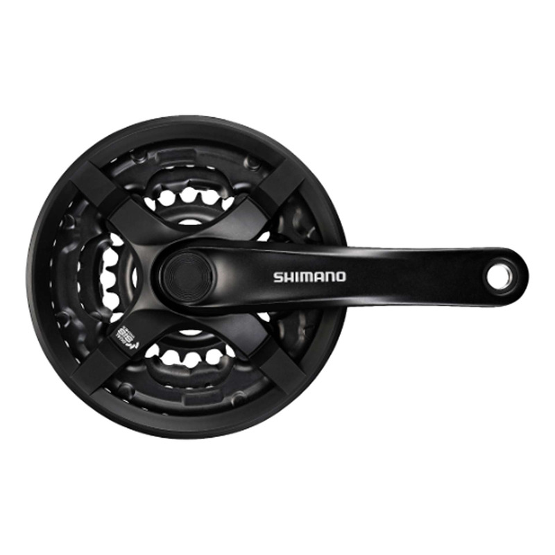Pédalier Vélo Shimano Tourney FC-TY501 42/34/24 Dents pour 6/7/8 Vitesses 175 mm