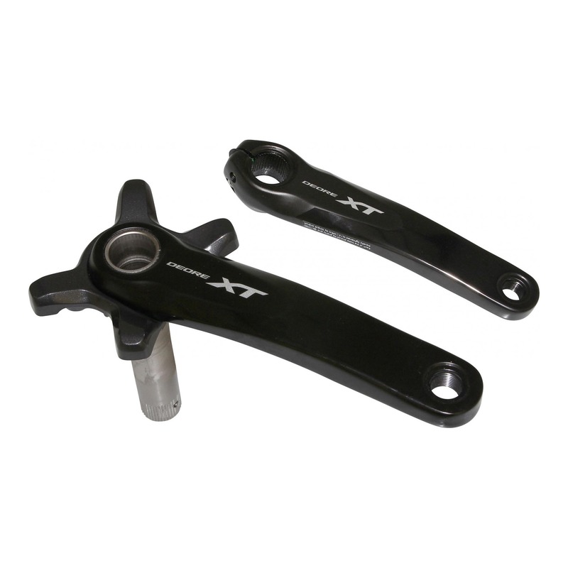 Pédalier vélo VTT Shimano Deore XT 11v (sans plateaux)