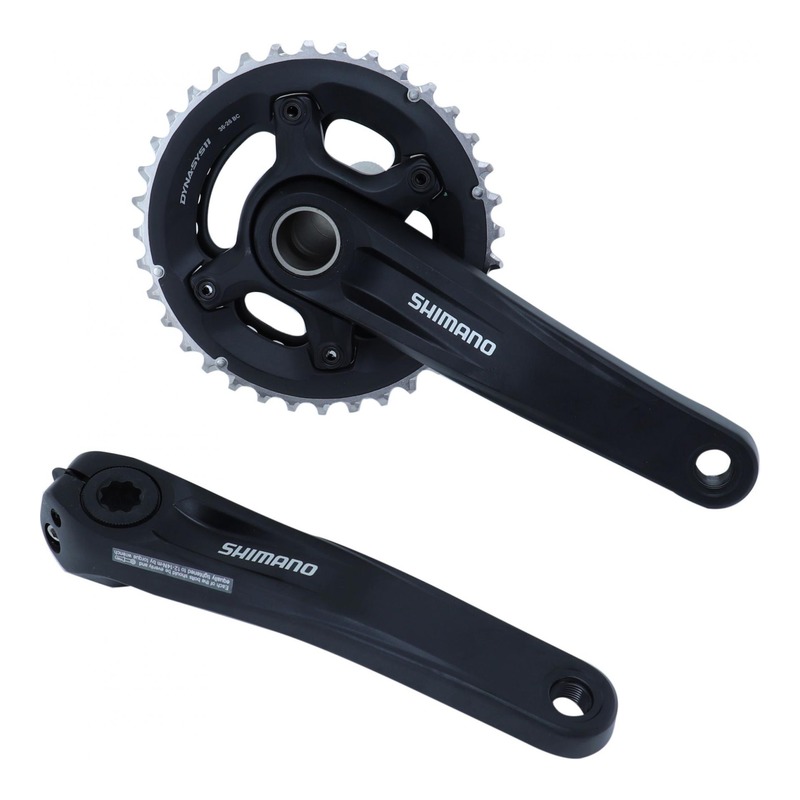 Pédalier vélo VTT Shimano SLX MT600 11v 2 plateaux (36-26)