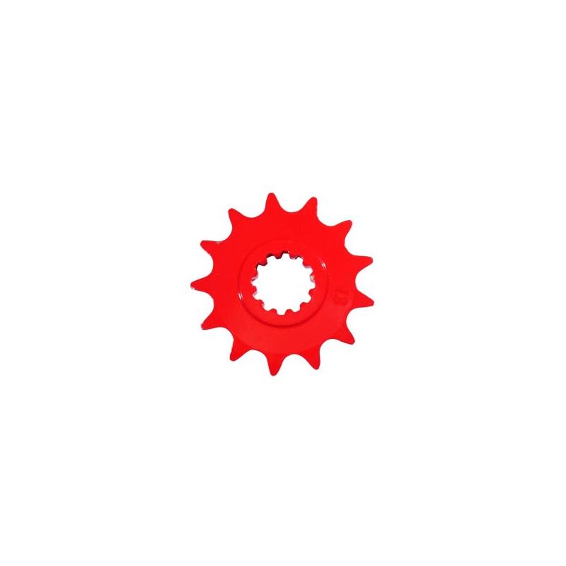 Pignon 12 dents pas 420 Derbi Senda / GPR / Gilera GSM 1999- rouge