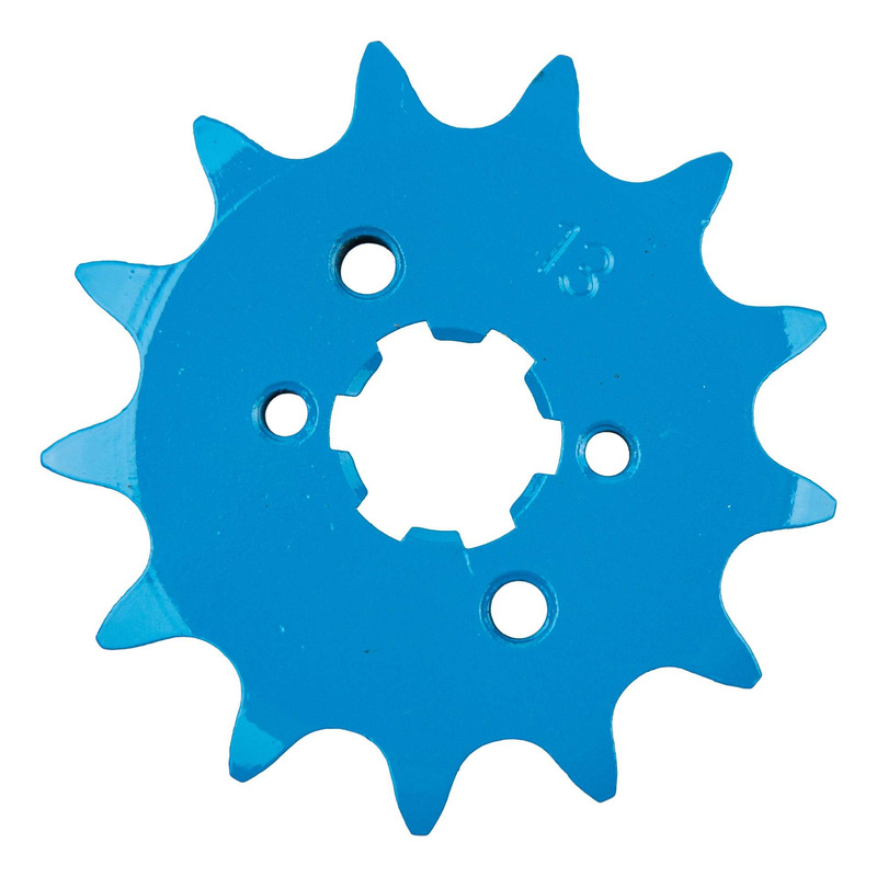 Pignon 13 dents pas 420 Derbi Senda / GPR / Gilera GSM 1999- bleu