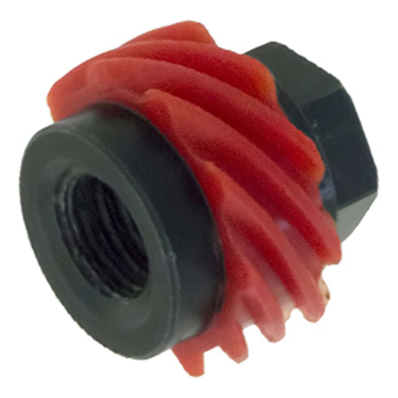 Pignon d'entraîneur de compteur RMS noir/rouge 10 dents Vespa Primavera/ET3