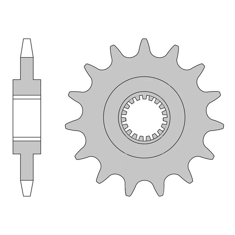 Pignon PBR 2353 Acier 18NC pas 520 14 dents