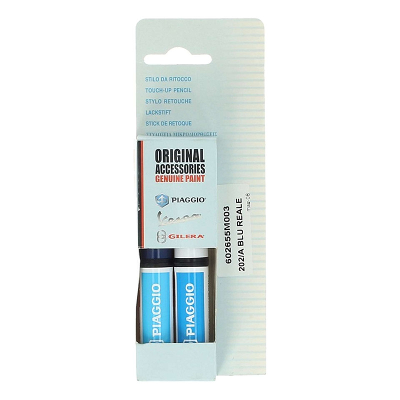 Pinceau retouche peinture bleu reale d'origine 602655M003 Piaggio