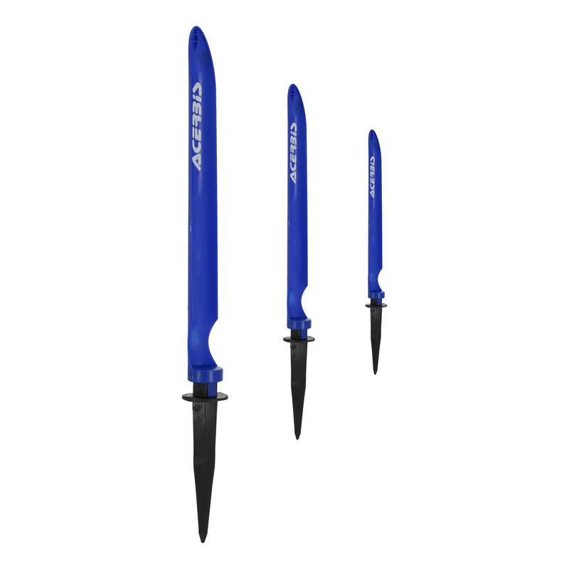 Piquets de Signalisation ACERBIS Bleu - 56 PiÃ¨ces