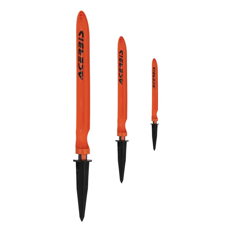 Piquets de Signalisation ACERBIS Orange - 56 PiÃ¨ces