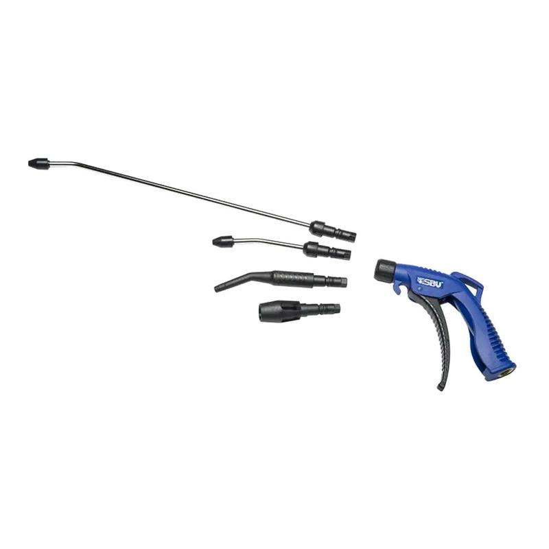 Pistolet à air SBV avec soufflettes interchangeables 7 pièces