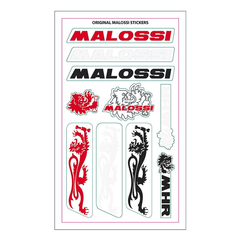 Planche de mini autocollants 8x14 cm Malossi