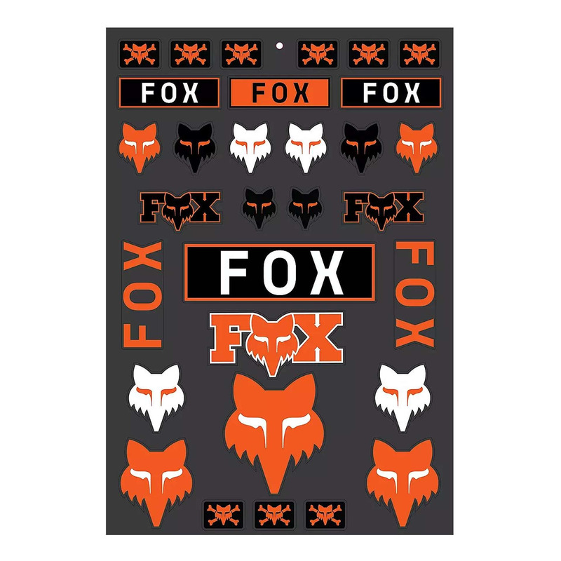 Planche de stickers Fox Racing Legacy orange