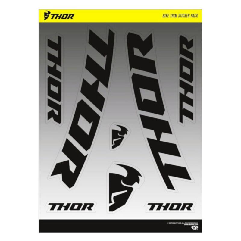 Planches autocollants Thor Bike 33x24cm (x2)
