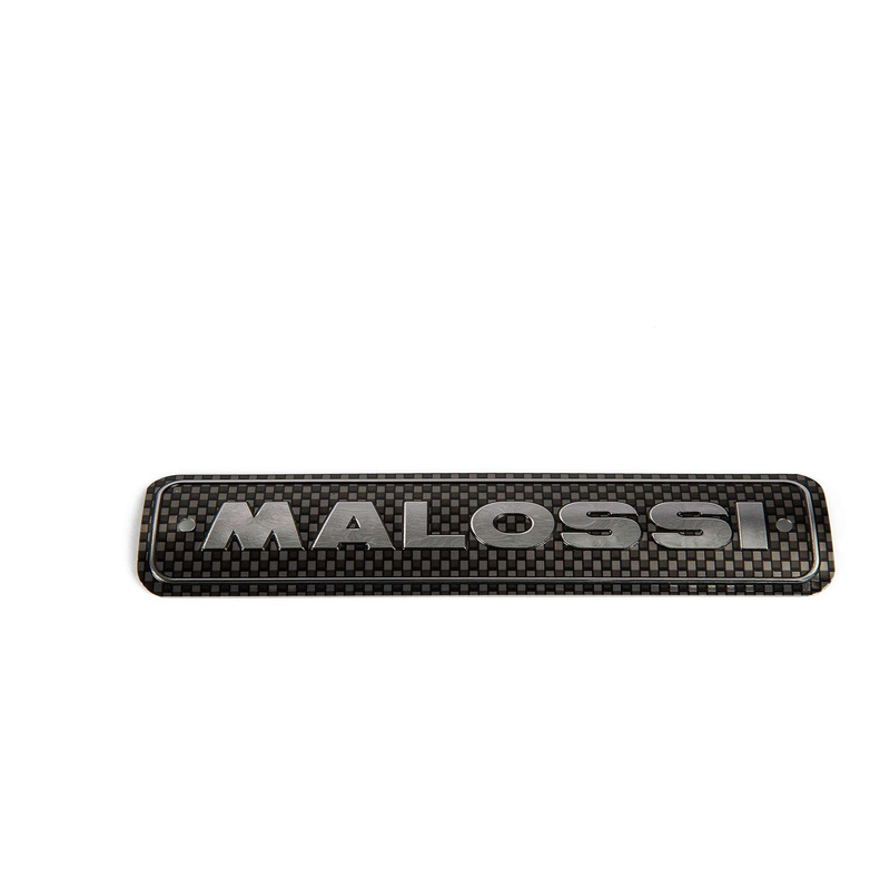 Plaque de silencieux Malossi aluminium aspect carbone
