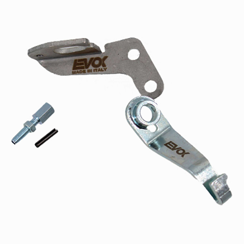 Plaque de support câbles/levier d'embrayage long Evok vespa 50-90-125