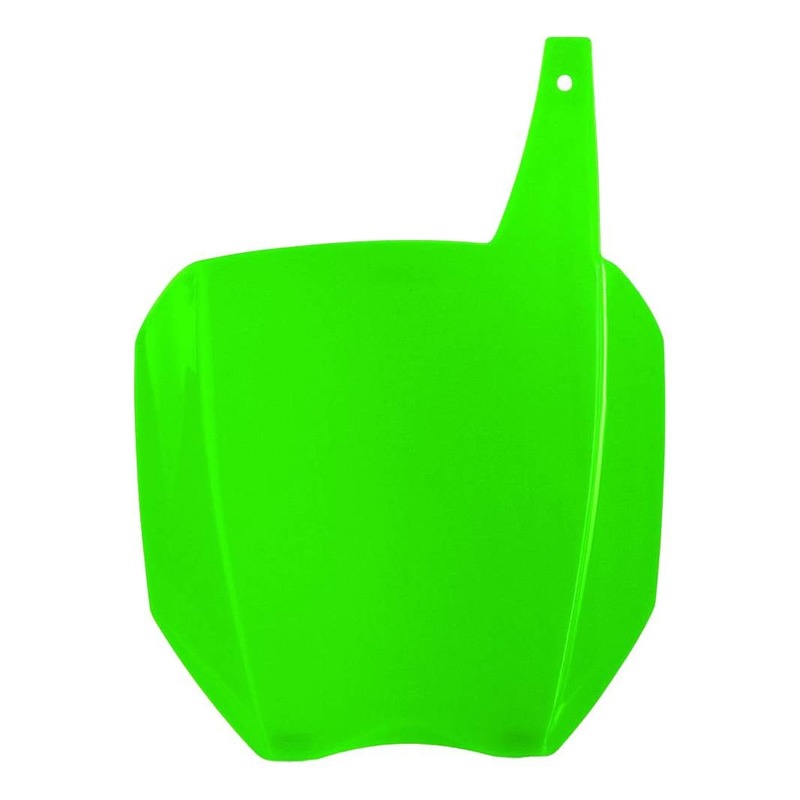 Plaque numéro Acerbis pour autographe vert fluo