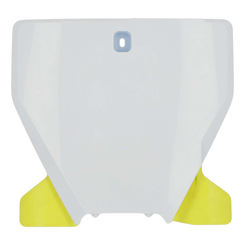 Plaque Numéro Frontale ACERBIS Blanc / Jaune - Husqvarna 250 / 450 FC