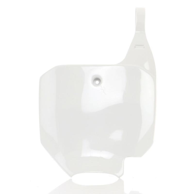 Plaque numéro frontale Acerbis Honda CR 80R 96-02 blanc