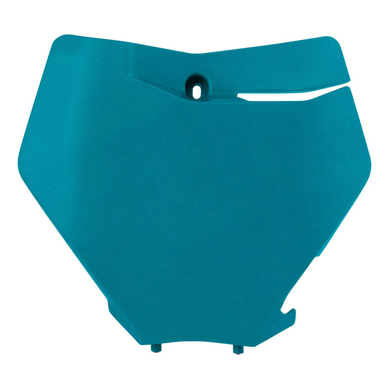 Plaque Numéro Frontale ACERBIS Turquoise Métallisé - KTM SX / SXF 19-22