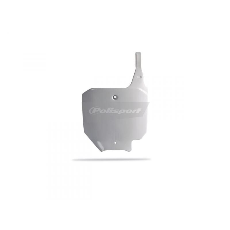 Plaque numéro frontale Polisport Honda CR 85R 03-07 blanc