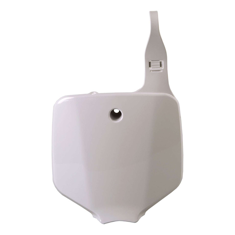 Plaque Numéro Frontale POLISPORT Type Origine Blanc - Kawasaki 65 KX