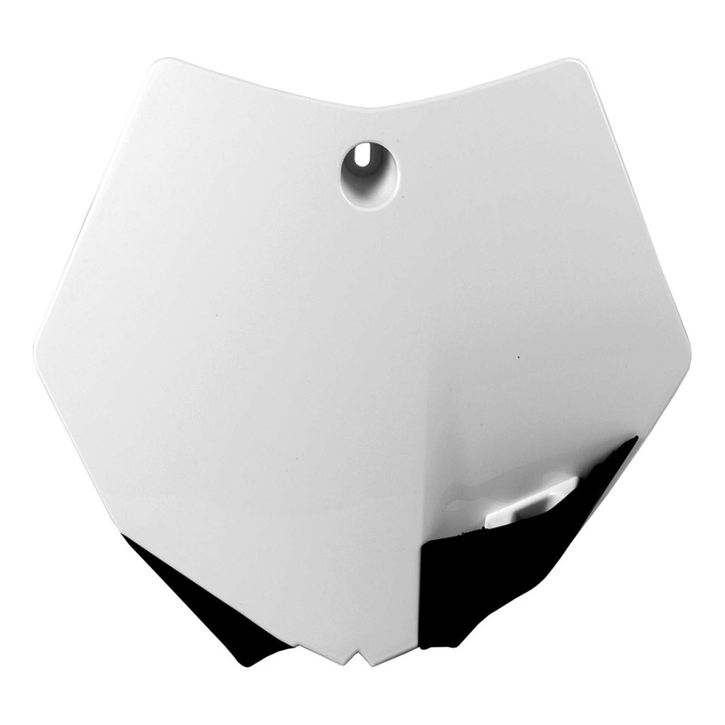 Plaque Numéro Frontale POLISPORT Type Origine Blanc / Noir - KTM 65 S