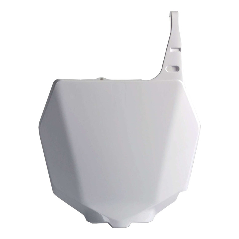 Plaque Numéro Frontale POLISPORT Type Origine Blanc - Suzuki 125 / 25