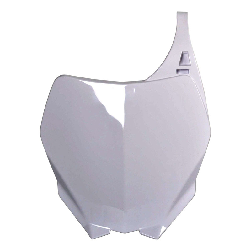 Plaque Numéro Frontale POLISPORT Type Origine Blanc - Yamaha 125 / 25