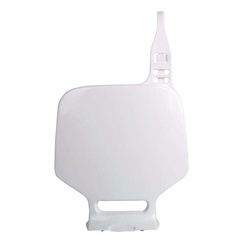 Plaque Numéro Frontale POLISPORT Type Origine Blanc - Yamaha 80 / 85