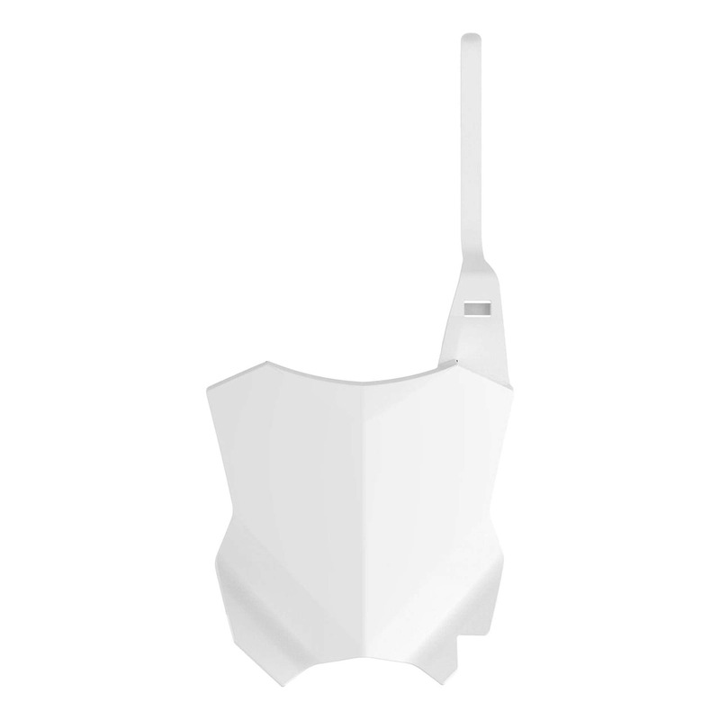 Plaque Numéro Frontale POLISPORT Type Origine Blanc - Kawasaki 250 KX