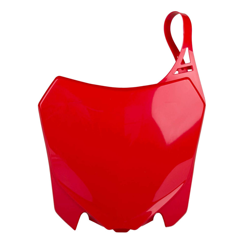 Plaque Numéro Frontale POLISPORT Type Origine Rouge - Honda 250 CRF-R