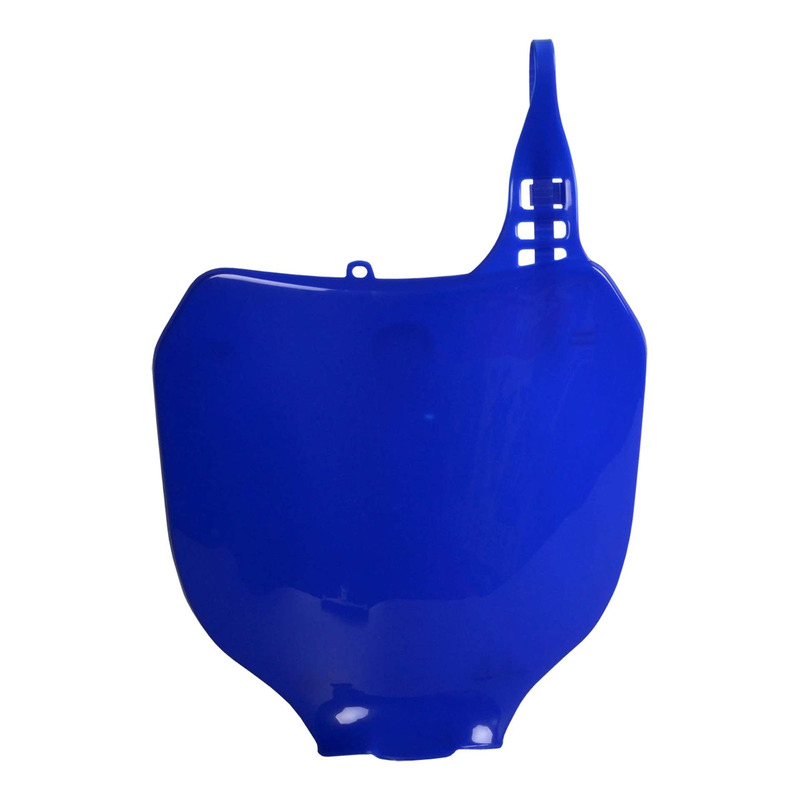 Plaque numÃ©ro frontale Polisport type origine bleue Yamaha YZ 250 00-