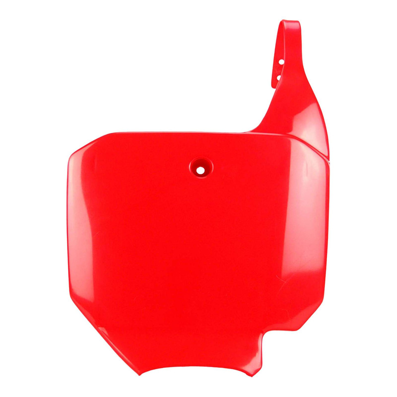 Plaque numÃ©ro frontale Polisport type origine rouge Honda CRF 150 R 0