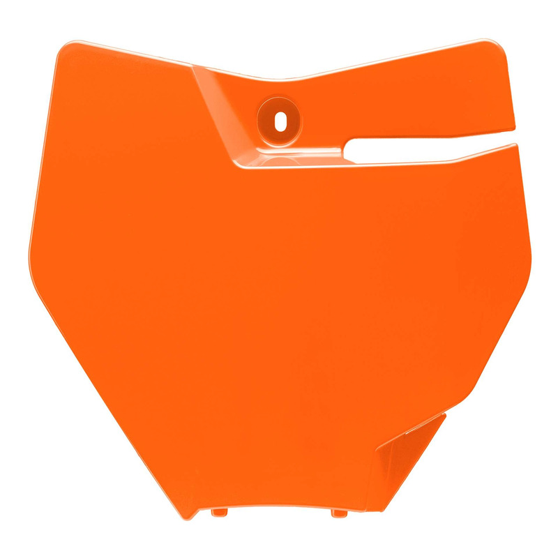 Plaque numÃ©ro frontale Polisport type origine orange KTM SX 85 18-24