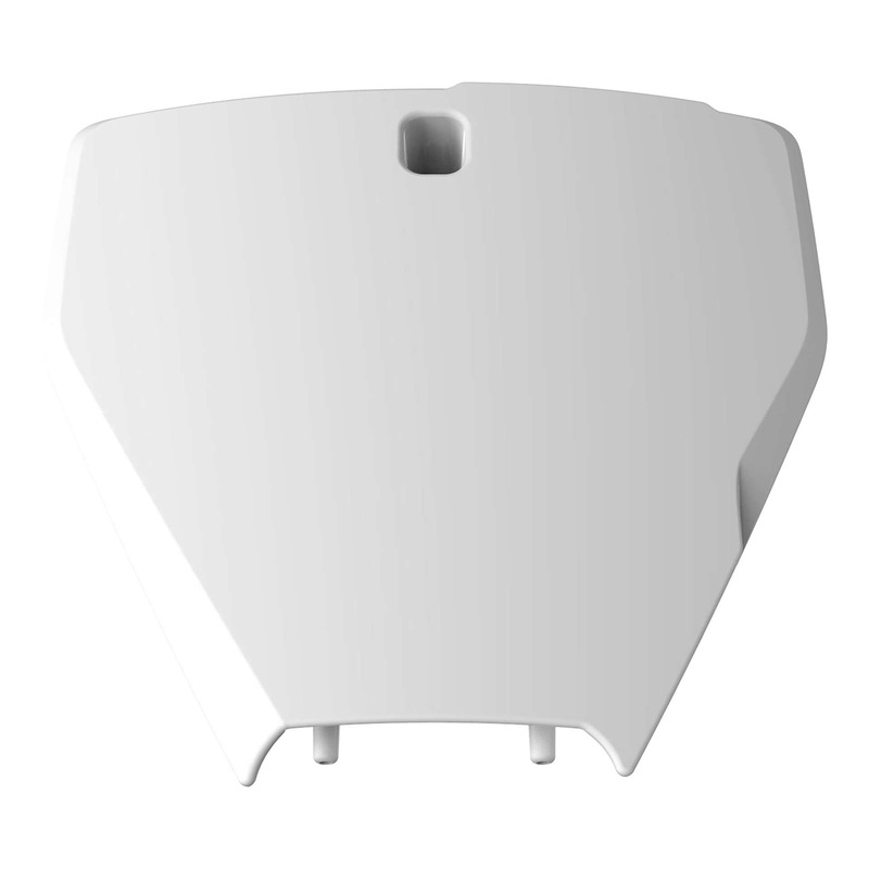 Plaque numÃ©ro frontale Polisport type origine blanche Husqvarna FC 45