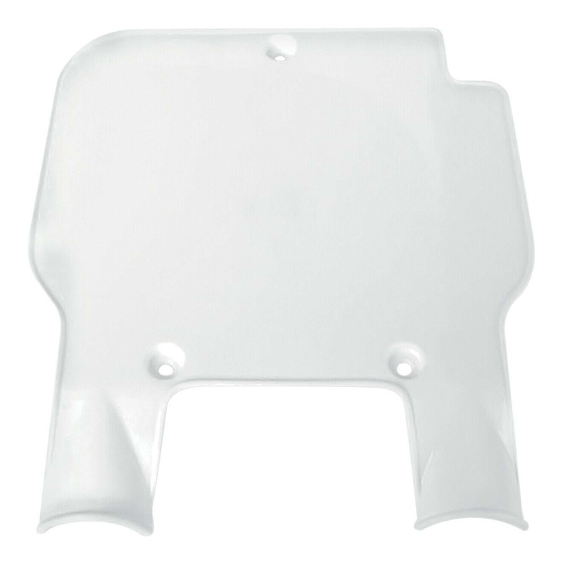 Plaque numÃ©ro frontale Polisport type origine blanche Kawasaki KX 250