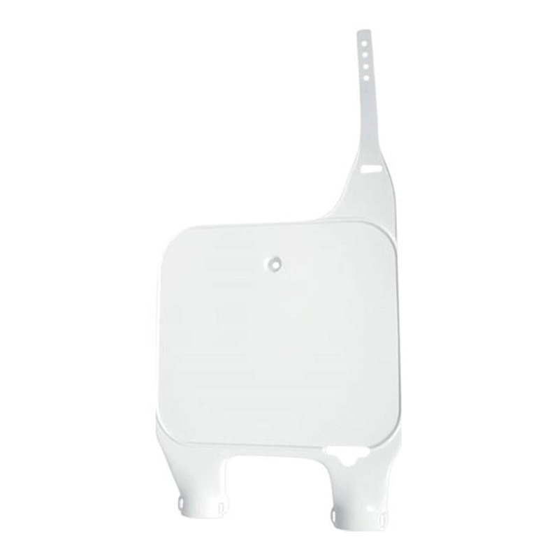 Plaque numÃ©ro frontale Polisport type origine blanche Honda CR 250 R