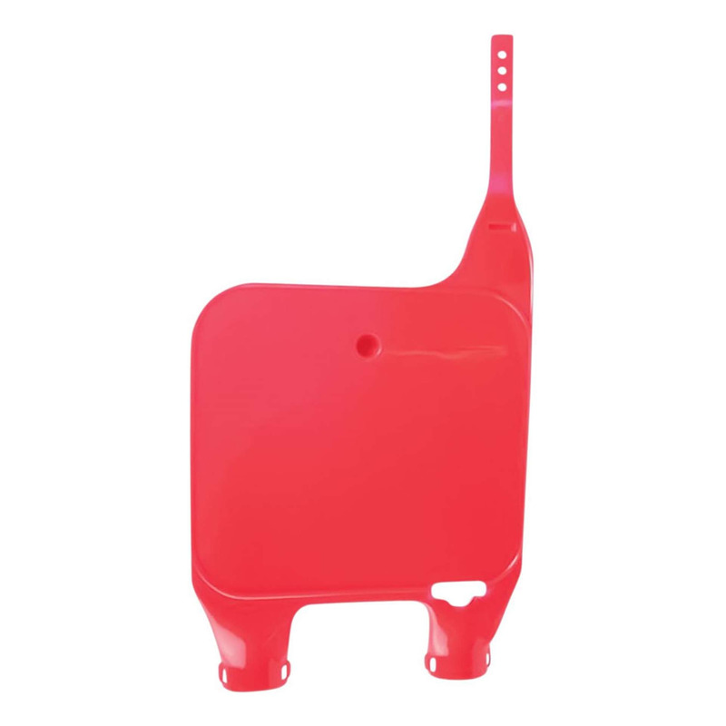 Plaque numÃ©ro frontale Polisport type origine rouge Honda CR 250 R 90