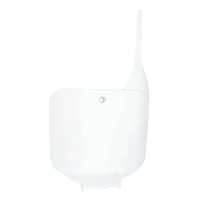 Plaque numÃ©ro frontale Polisport type origine blanche Honda CR 500 R