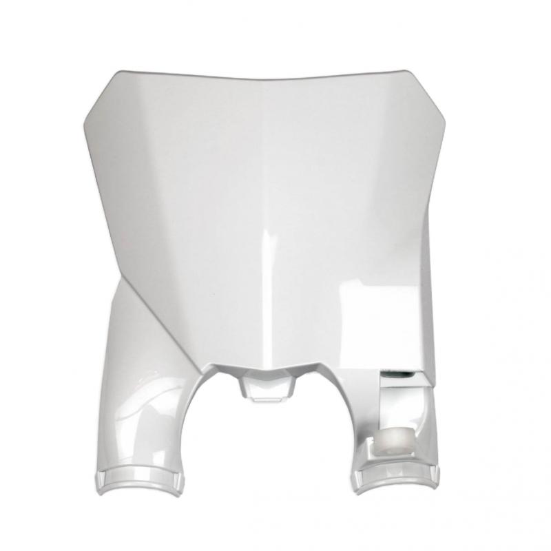 Plaque numéro frontale UFO Stadium Honda CRF 450R 2017 blanc