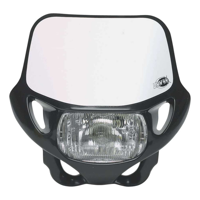 Plaque Phare ComplÃ¨te ACERBIS DHH Certified Noir - HomologuÃ©e CE